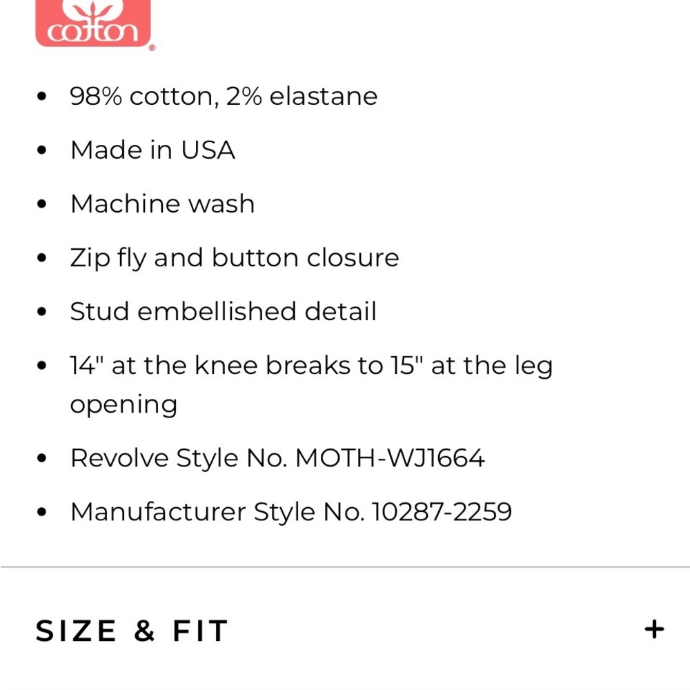 Mother Superior Metal Magic Insider Flood jeans 28 ankle studded blue cropped - Picture 6 of 15